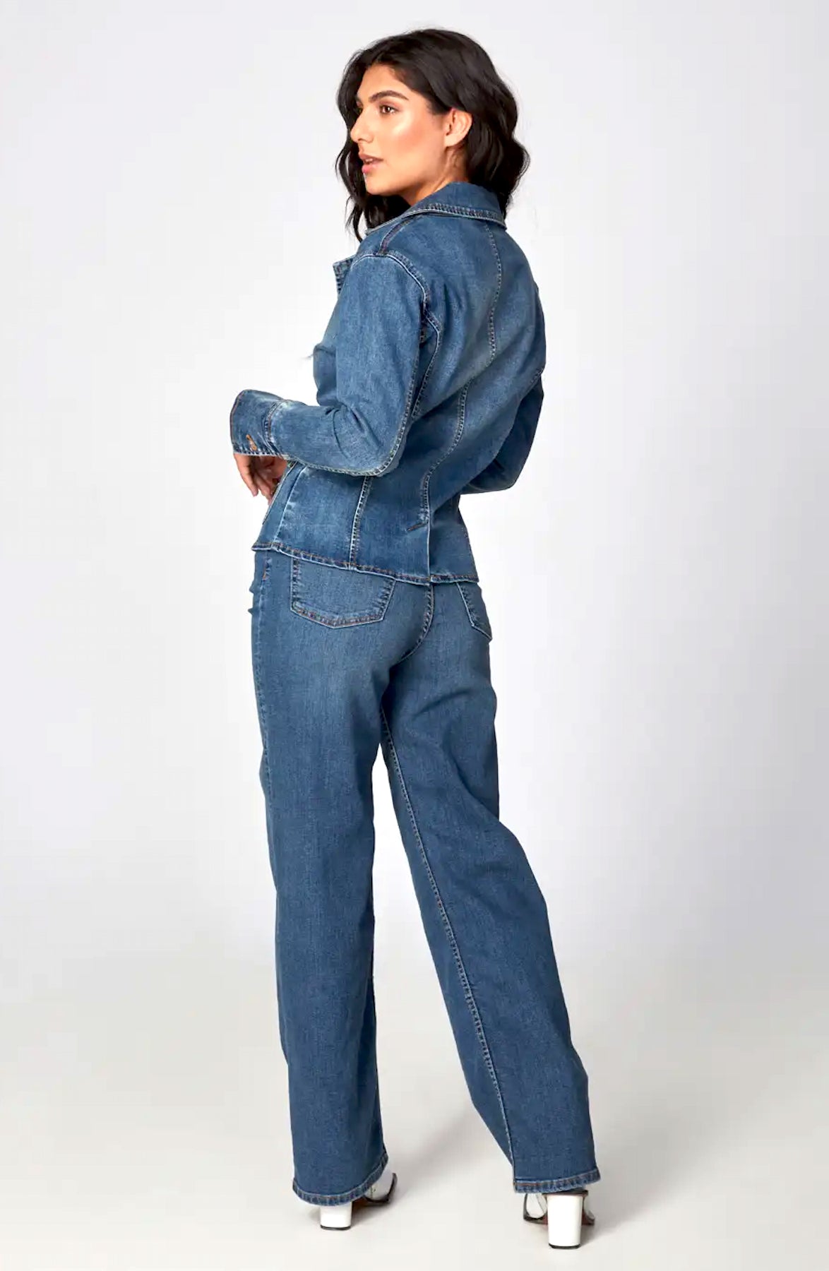 Corseti Denim Blazer