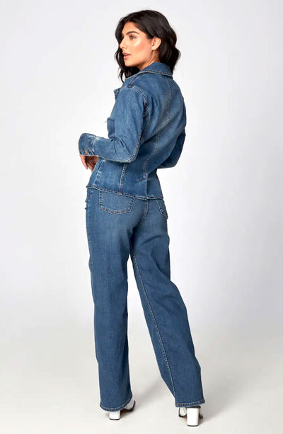 Corseti Denim Blazer