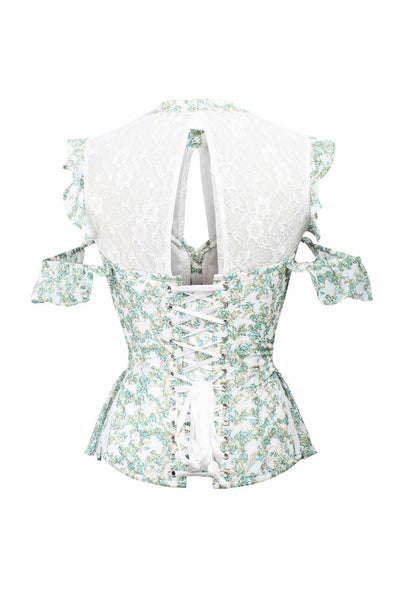 ENGLISH GARDEN LACE CORSET TOP BACK