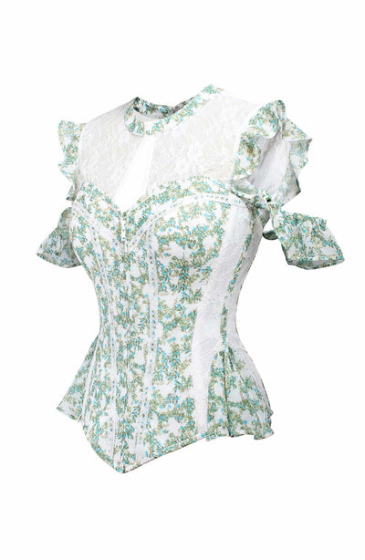 ENGLISH GARDEN LACE CORSET TOP SIDE